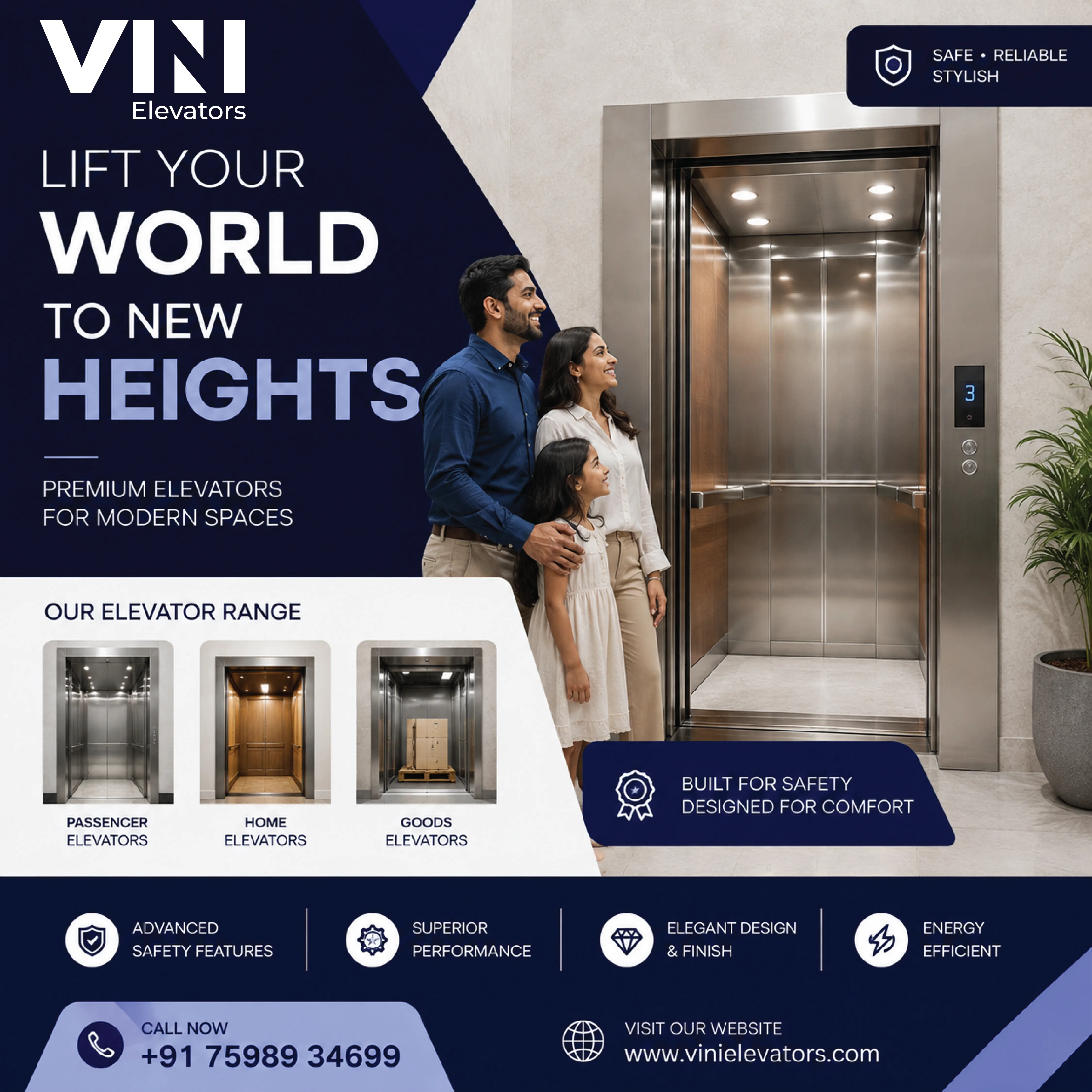 Modern Elevators for Modern Spaces: Safety, Comfort & Style